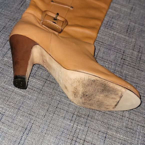 Giuseppe Zanotti Brown Leather Heeled Boots VINTAGE - Picture 10 of 14